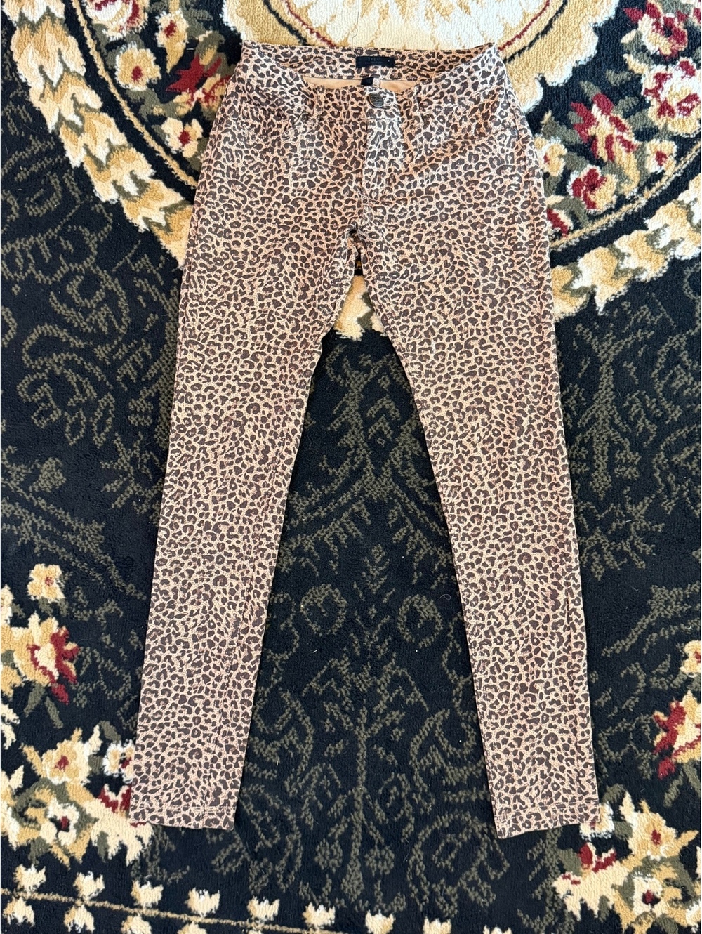 iris leopard print jegging skinny jeans
